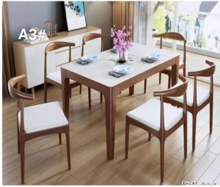 T08高级长方桌，胡桃色  1.35米带炉一桌四椅650元，现货11套。 - 柳州28生活网 liuzhou.28life.com